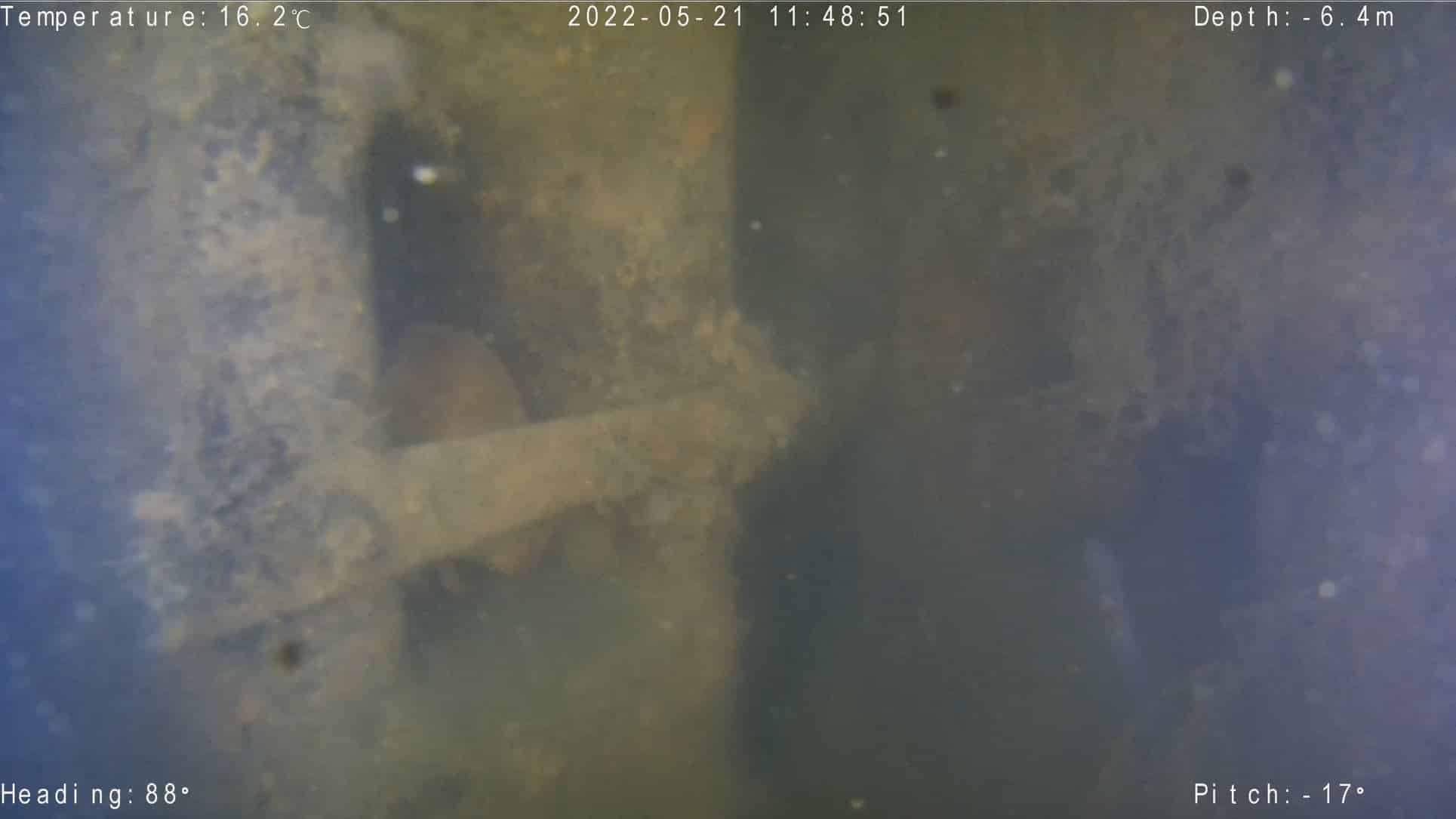 Marine Growth in einem Deichkreuzungsbauwerk