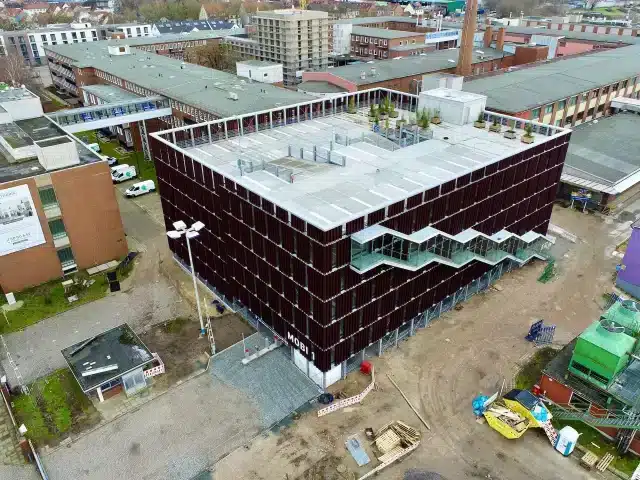 Dokumentation einer Baustelle: Parkhaus in Bremen