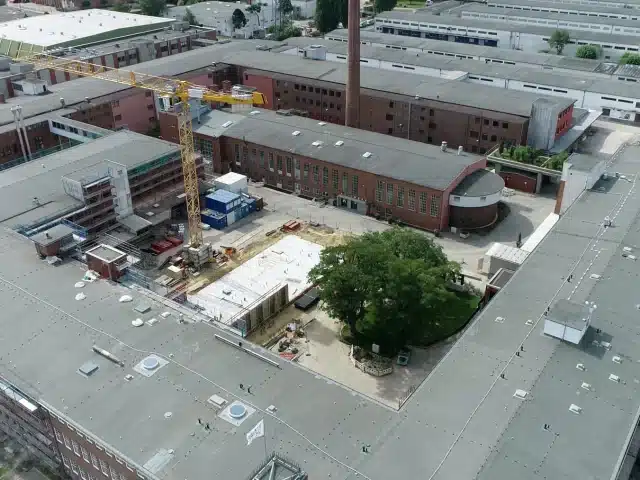 Tabakquartier in Bremen während der Unique Hotel gebaut wird