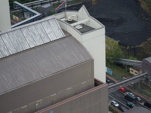 Kesselhaus Dach Kohlekraftwerk