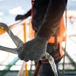 Industriekletter mit Seilzugangstechnik