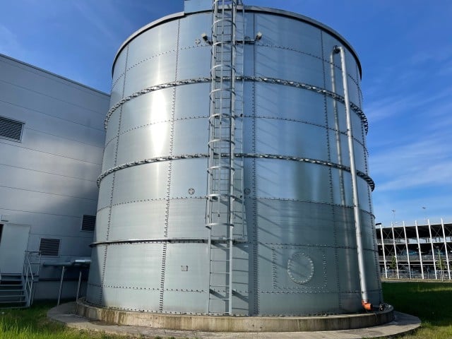 Inspektion Sprinklertank